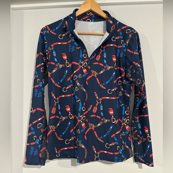 Gottex Zip Mock Womens Long Sleeve Lisa Shirt Running/workout‎ Small - Picture 3 of 7